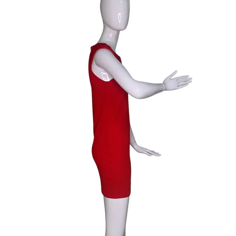 Everly Dress Sleeveless Red Full Lining No Pockets Pullover Size S
